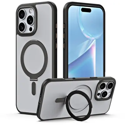 Trolsk Acrylic Case with MagSafe (iPhone 16 Pro) - Svart