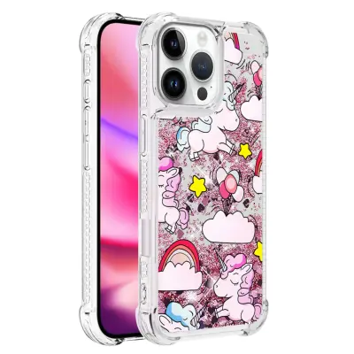 Trolsk Liquid Glitter Case - Unicorn (iPhone 16 Pro)