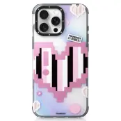 Youngkit iPhone 16 Pro Mobilskal Magsafe Pixel Heart - Rosa