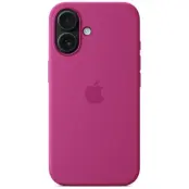 Apple Mobilskal till iPhone 16 MagSafe Silicone - Fuchsia