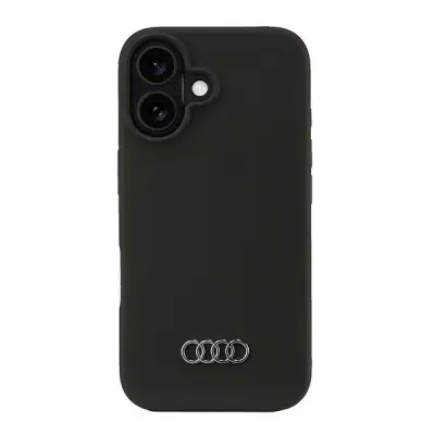 Audi Mobilskal till iPhone 16 Silikon - Svart