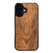 Bewood iPhone 16 Mobilskal Deer Imbuia