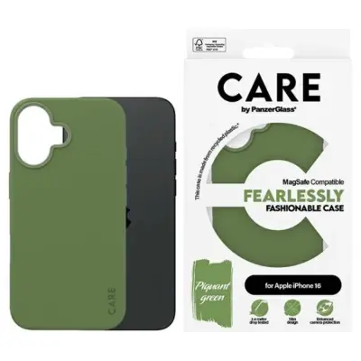 CARE By PanzerGlass Mobilskal till iPhone 16 MagSafe Fashion - Grön