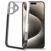 Celly iPhone 16 Mobilskal Bumper - Svart/Vit