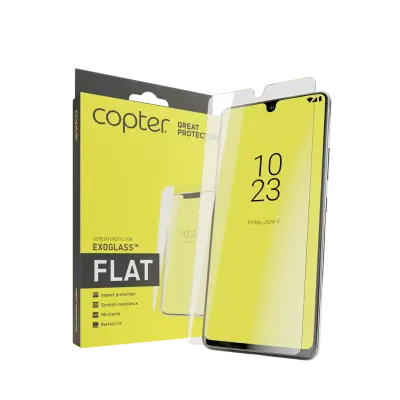 Copter iPhone 16 Härdat Glas Skärmskydd Exoglass Flat - Clear