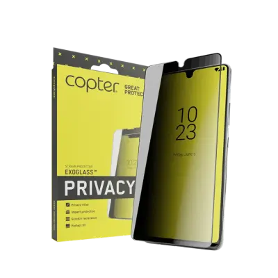 Copter iPhone 16 Härdat Glas Skärmskydd Privacy Flat