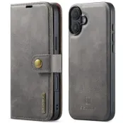 DG Ming Detachable Wallet (iPhone 16) - Grå