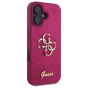 Guess iPhone 16 Mobilskal Fixed Glitter Big 4G - Lila