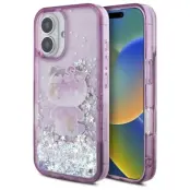 Hello Kitty Mobilskal till iPhone 16 Liquid Glitter 50TH Anniversary