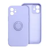 iPhone 16e Mobilskal Silikon Ring - Violett