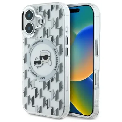 Karl Lagerfeld Mobilskal till iPhone 16 MagSafe IML Karl&Choupette
