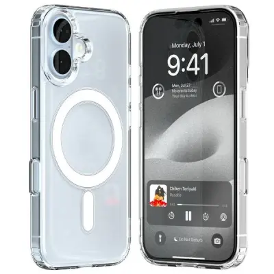Mercury Mobilskal till iPhone 16 MagSafe Jelhard - Transparent