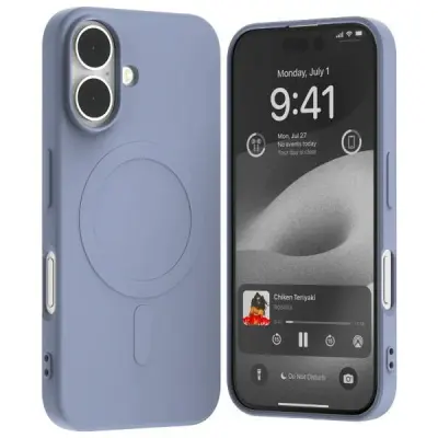 Mercury Mobilskal till iPhone 16 MagSafe Semi-Silikon - Lavendel