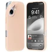 Mercury iPhone 16 Mobilskal Soft - Rosa Sand