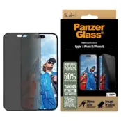 PanzerGlass iPhone 16 Härdat Glas Skärmskydd Privacy Ultra-Wide Fit