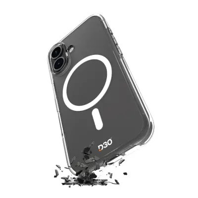 Puro Mobilskal till iPhone 16 MagSafe D3O - Transparent