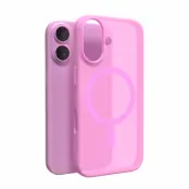 Puro iPhone 16 Mobilskal Magsafe Daylight Silikon - Rosa