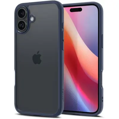 Spigen Ultra Hybrid (iPhone 16) - Mörkblå