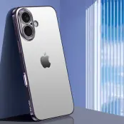 SULADA iPhone 16 Skal Electroplated AG Matte TPU - Lila