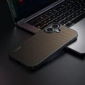 SULADA iPhone 16 Skal MagSafe Kompatibel PU+TPU Brun