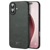 SULADA iPhone 16 Skal PU Läder + TPU + PC Baksida - Grön