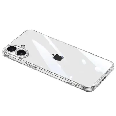 SULADA Mobilskal till iPhone 16 TPU + Härdat Glas Stöttåligt Transparent