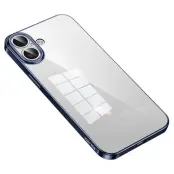 SULADA Mobilskal till iPhone 16 Ultra-Tunt Elektropläterat TPU Klar - Blå