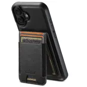 SUTENI Mobilskal till iPhone 16 MagSafe Korthållare H17 - Svart