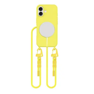 Tech-Protect iPhone 16 Mobilhalsband Skal Magsafe - Gul