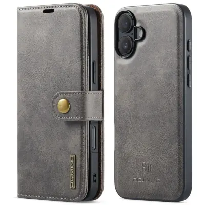 DG Ming Detachable Wallet (iPhone 16) - Brun