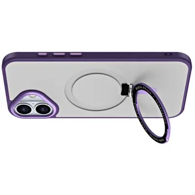 Trolsk Mobilskal med MagSafe och Stativ (iPhone 16) - Lila