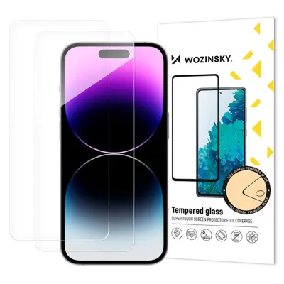 [2-Pack] Wozinsky iPhone Air Härdat Skärmskydd - Clear