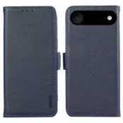 ABEEL iPhone Air Fodral Litchi Textur Läder RFID Blå