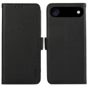 ABEEL iPhone Air Fodral Litchi Textur Läder RFID Blocker - Svart