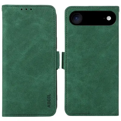 ABEEL iPhone Air Fodral PU Läder Folio Ställ Green