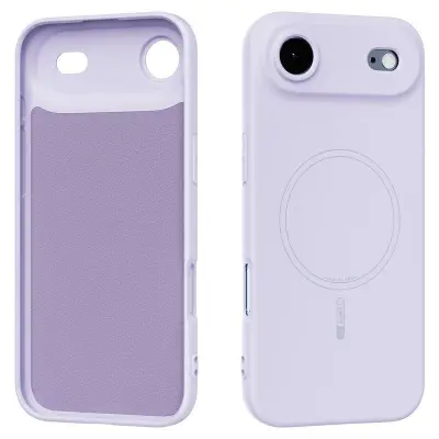 ABEEL iPhone Air Skal MagSafe Kompatibel Lila Silikon