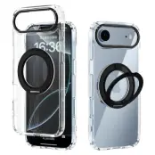 ABEEL Q-LUCK iPhone Air Skal Shockproof Med Kickstand Svart