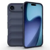 AMORUS iPhone 17 Air Mobilskal Shockproof TPU Rugged - Mörkblå