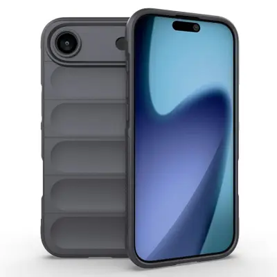 AMORUS Mobilskal till iPhone Air Shockproof TPU Rugged - Grå