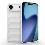 AMORUS iPhone 17 Air Mobilskal Shockproof TPU Rugged - Vit