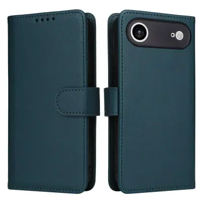 BETOPNICE iPhone Air Magnetic Plånboksfodral Konstläder - Grön