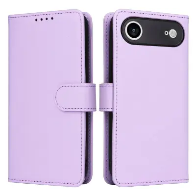 BETOPNICE iPhone Air Magnetic Plånboksfodral - Detachable Konstläder- Lila