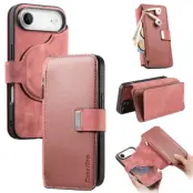 CASENEO iPhone Air Plånboksfodral MagSafe Detachable Flip (Rosa)