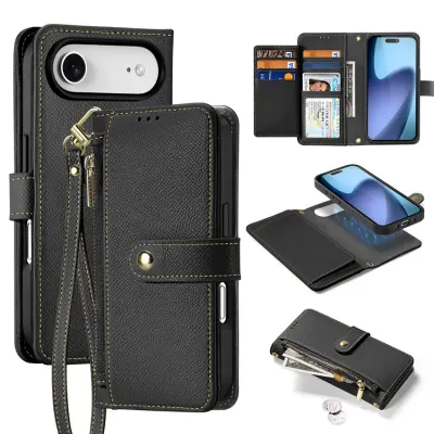 Dux Ducis iPhone Air Plånboksfodral Magsafe Detachable Lawa - Svart
