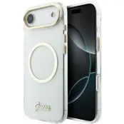 Guess IML Script Metal MagSafe Case (iPhone Air)