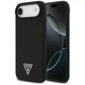 Guess Mobilskal till iPhone Air MagSafe Silikon Triangle Logo - Svart
