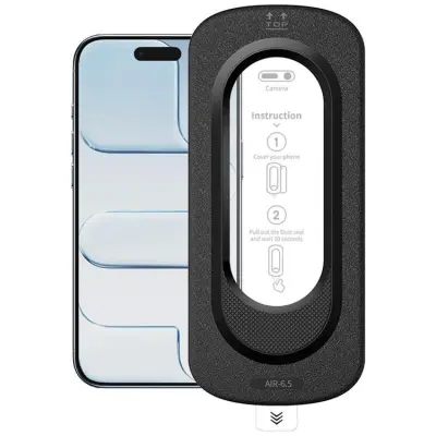Härdat glas Skärmskydd För Apple iPhone Air med Installationsverktyg