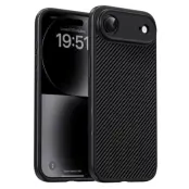 IPAKY iPhone Air Mobilskal Carbon Fiber - Svart
