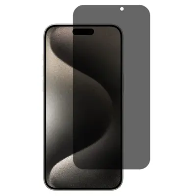 iPhone Air Härdat Glas Skärmskydd Privacy - Svart