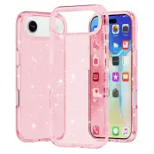 Mobilskal till iPhone Air Glittrande Puderglitter - Rosa